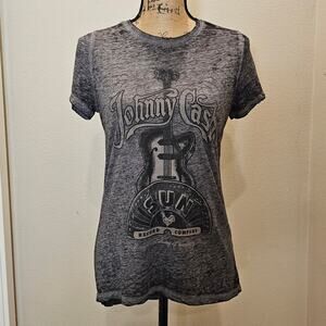 Johnny Cash Thin Women's T-Shirt Size Small
